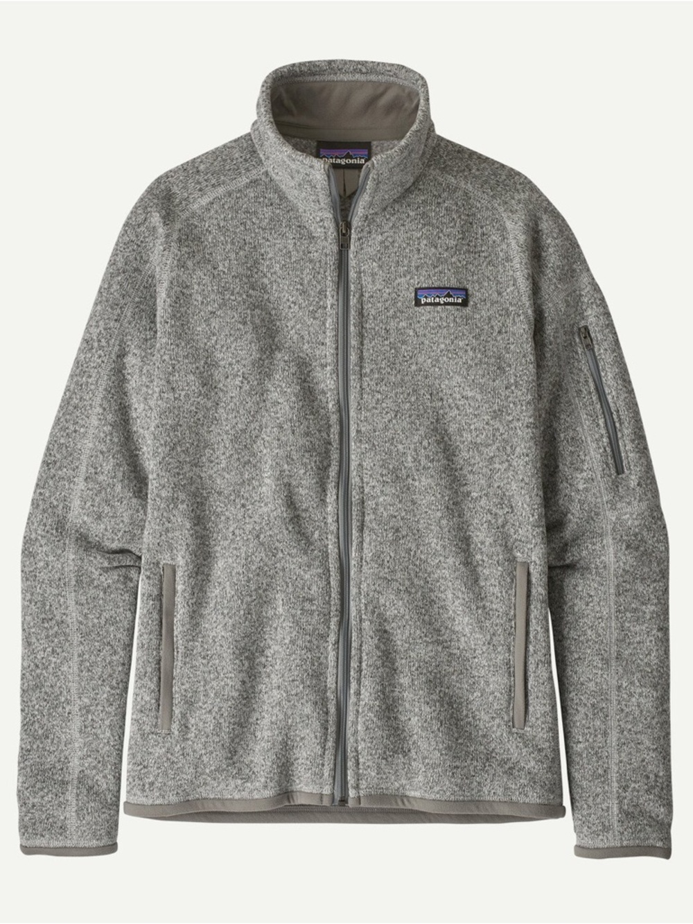 Patagonia Women's Better Sweater Full Zip Fleece Jacket Birch White Medium Q19 - Picture 3 of 8